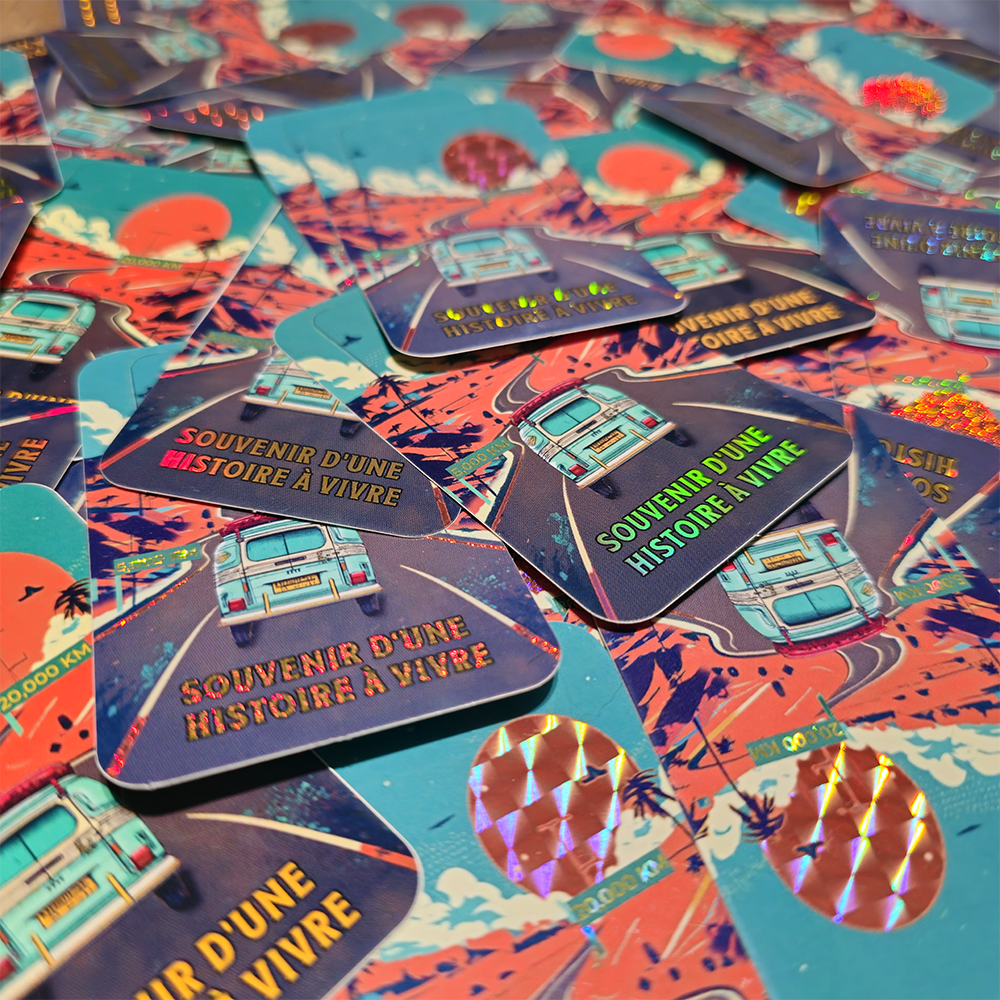 Stickers "SOUVENIRS D'UNE HISTOIRE À VIVRE"